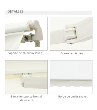 Toldo Manual Plegable