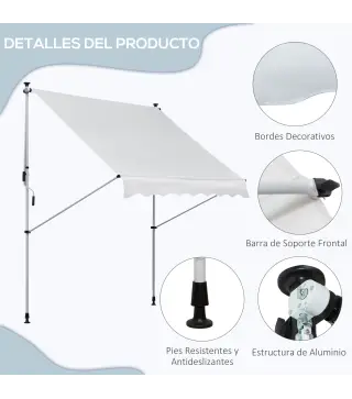 Toldo Manual Retráctil