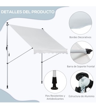 Toldo Manual Retráctil