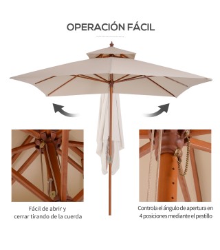 Sombrilla de Jardín