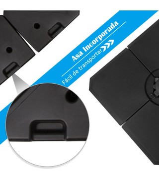 4 Piezas de Base para Sombrilla