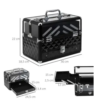 Maletín de Maquillaje Portátil