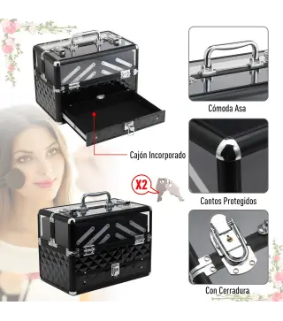Maletín de Maquillaje Portátil