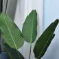 Planta de Decoración Artificial de Palma Árbol Realista con Maceta 10 Hojas Ф18x180cm para Interior No Requiere Instalación