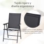 Conjunto de 2 Sillas Plegables Conjunto de 2 Sillas Plegables