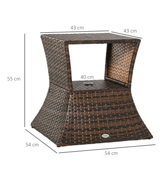 Mesa de Centro Ratán