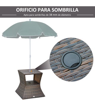 Mesa de Centro Ratán