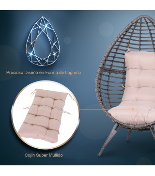 Sillón de Exterior de Ratán