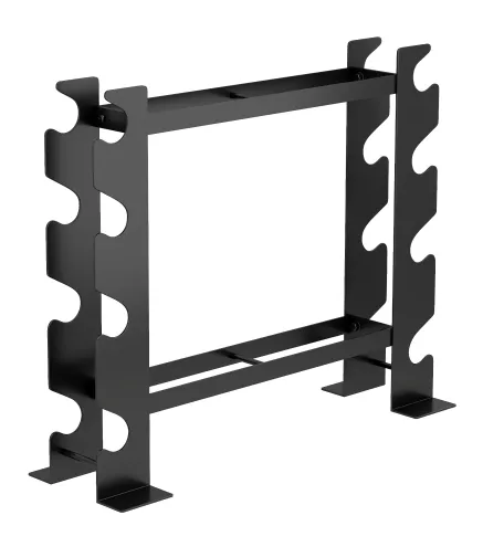 Soporte para Mancuernas de 4 Niveles Estante de Pesas de Acero Resistente para Gimnasio Casa Carga 200 kg 70x21x55 cm