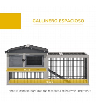 Casa para conejos de madera