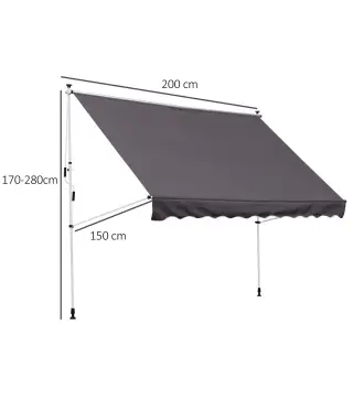 Toldo Manual Retráctil