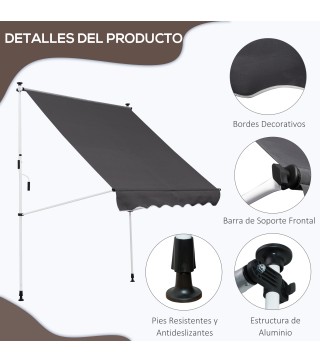 Toldo Manual Retráctil