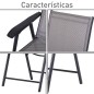 Conjunto de 2 Sillas Plegables Conjunto de 2 Sillas Plegables