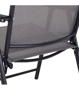 Conjunto de 2 Sillas Plegables