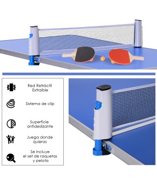 Mesa de Ping-Pong Plegable