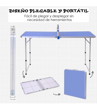 Mesa de Ping-Pong Plegable