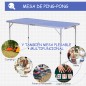 Mesa de Ping-Pong Plegable Mesa de Ping-Pong Plegable