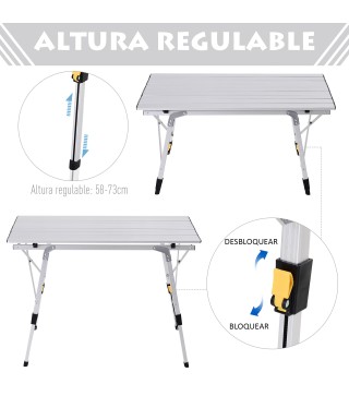 Mesa de Picnic Plegable