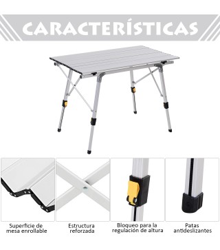 Mesa de Picnic Plegable