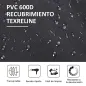 Cama de Acampada con 1 Bolsillo Lateral Bolsa de Transporte y Marco de Acero Carga 150 kg 190x68x52 cm Negro