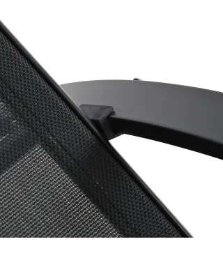 Set de 2 Tumbonas Jardín Exterior con Mesa Auxiliar de Vidrio Templado Tumbonas con Respaldo Reposabrazos para Patio Piscina Ter