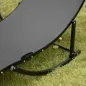 2 Tumbonas Plegables con Marco de Aluminio en Forma de S Carga de 120 kg para Piscina Terraza 165x61x63 cm Gris Oscuro
