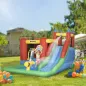 Castillo Inflable para Niños +3 Años con Tobogán Trampolín Piscina y Bolsa de Transporte 330x245x215 cm Multicolor