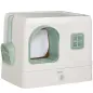Arenero Cerrado para Gatos Caja de Arena para Gatos con Bandeja Extraíble Pala y Filtro Desodorizante 50x40x40 cm Blanco Arenero Cerrado para Gatos Caja de Arena para Gatos con Bandeja Extraíble Pala y Filtro Desodorizante 50x40x40 cm Blanco