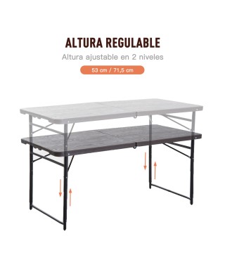 Mesa de Camping Plegable
