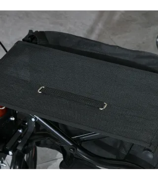 Andador para Ancianos Plegable de Aluminio con Asiento 4 Ruedas Altura Ajustable Frenos de Maneta Rojo y Negro