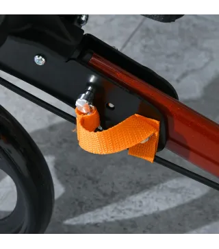 Andador para Ancianos Plegable de Aluminio con Asiento 4 Ruedas Altura Ajustable Frenos de Maneta Rojo y Negro