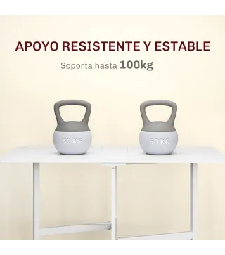 Mesa de Comedor Plegable para 4-6 Personas con Ruedas y Alas Abatibles Mesa Abatible para Cocina 120x80x73 cm Blanco