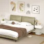 Set de 2 Mesillas de Noche de Pared Mesitas de Noche Flotantes con 1 Cajón para Dormitorio 40x30x15 cm Blanco