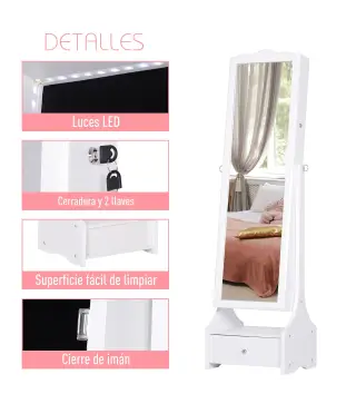 Espejo Joyero de Pie