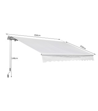 Toldo Manual Plegable