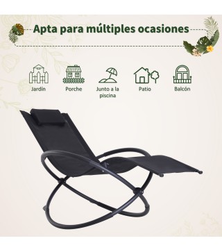 Tumbona Mecedora de Jardín
