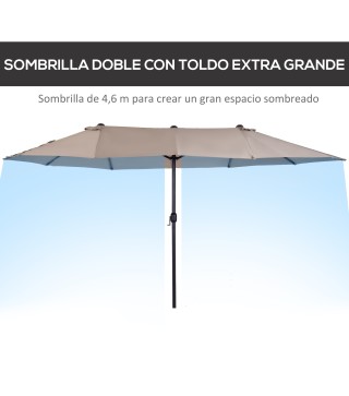 Sombrilla Doble