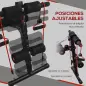 Banco de Abdominales Altura Ajustable Banco de Musculación Multifuncional para Fitness Entrenamiento de Espalda Abdominal Pierna