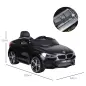 Coche Eléctrico BMW 6GT para Niños +3 Años Automóvil Infantil de Batería 6V con Control Remoto Luces y Sonidos MP3 USB Carga 30