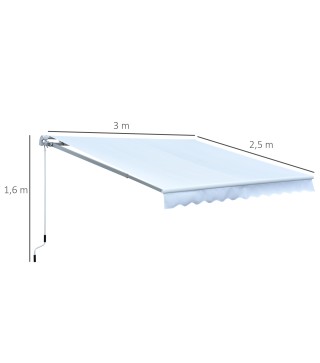 Toldo Manual Plegable