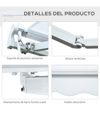 Toldo Manual Plegable