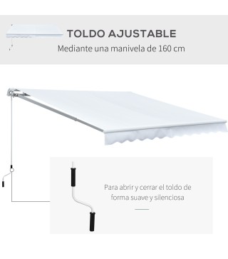Toldo Manual Plegable
