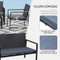 Conjunto 4 Piezas Muebles de Ratán