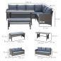 Conjunto 4 Piezas Muebles de Ratán Conjunto 4 Piezas Muebles de Ratán