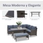 Conjunto 4 Piezas Muebles de Ratán Conjunto 4 Piezas Muebles de Ratán