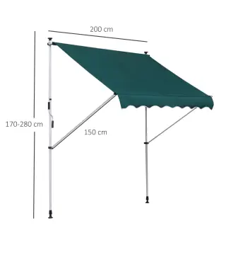 Toldo Manual Retráctil