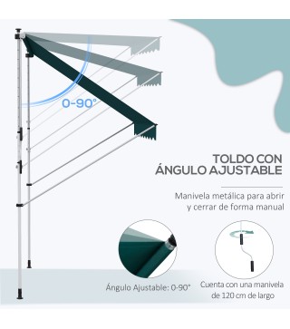 Toldo Manual Retráctil