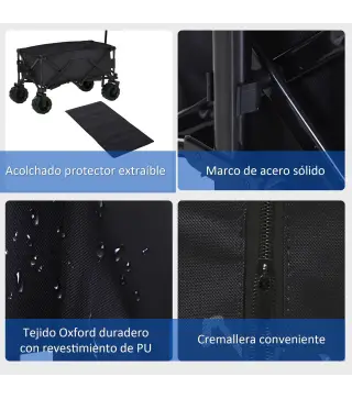 Carro de Playa Plegable