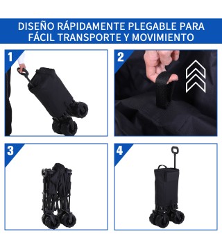 Carro de Playa Plegable