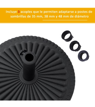 Base para Sombrilla de Jardín